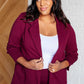 Magic 3/4 Blazer in Wine Layers   