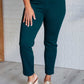 Magic Ankle Crop Skinny Pants in Hunter Green Bottoms   