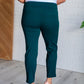 Magic Ankle Crop Skinny Pants in Hunter Green Bottoms   