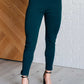 Magic Ankle Crop Skinny Pants in Hunter Green Bottoms   