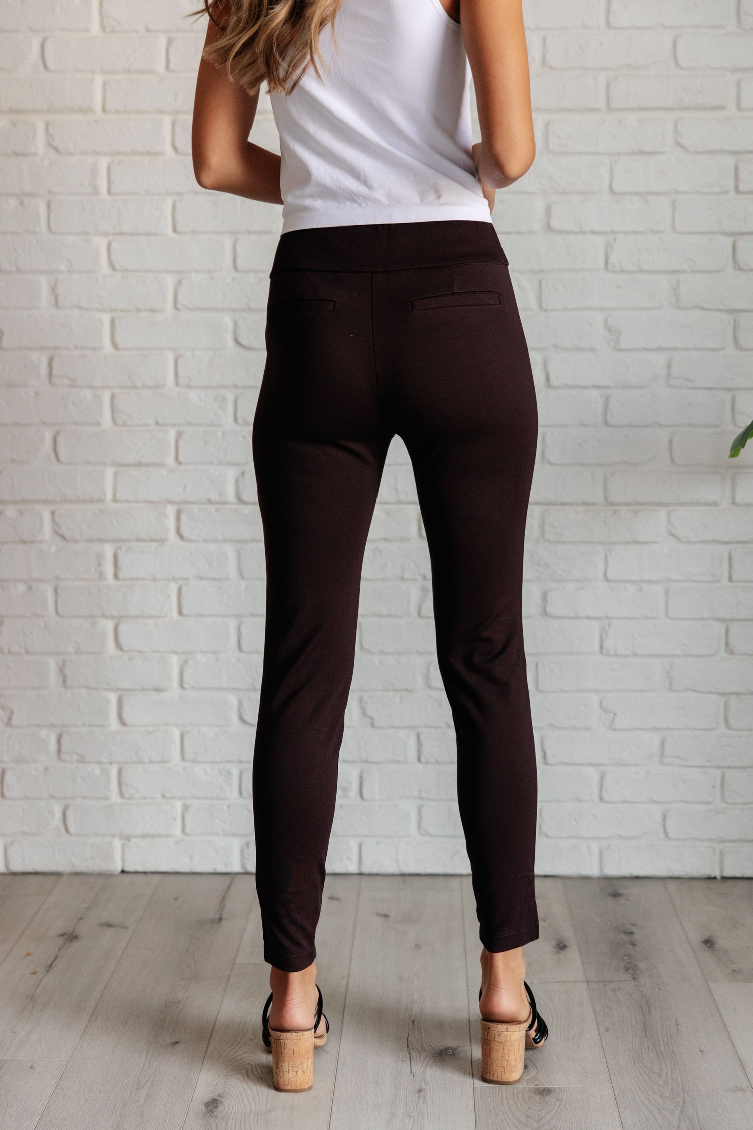 Magic Skinny 28" Pants in Chocolate Womens Bottoms   