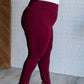 Magic Skinny 28" Pants in Wine Bottoms   