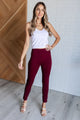 Magic Skinny 28" Pants in Wine Bottoms   