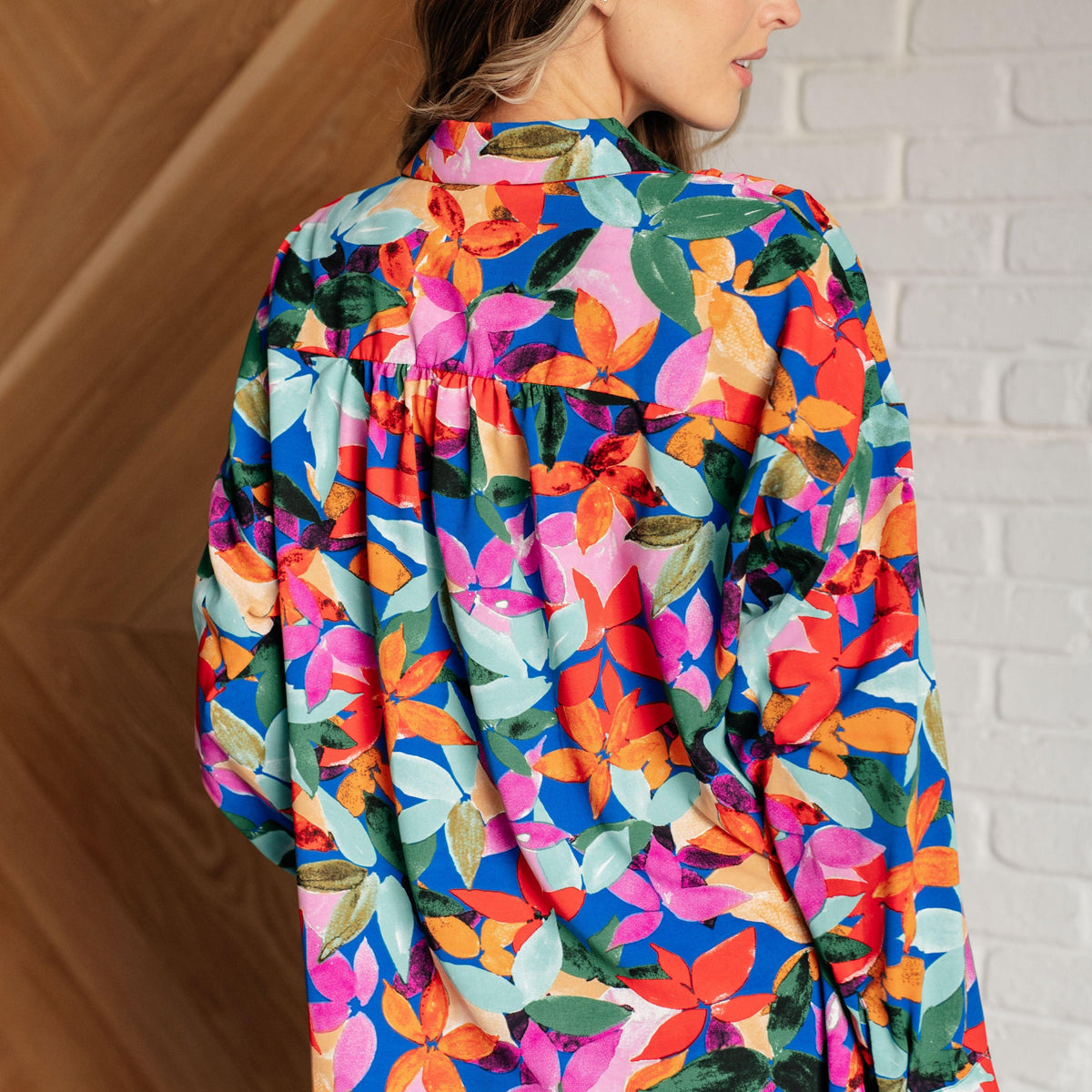Make Like a Tree and Leaf Button Up Blouse - Three Mad Hatters Mercantile 