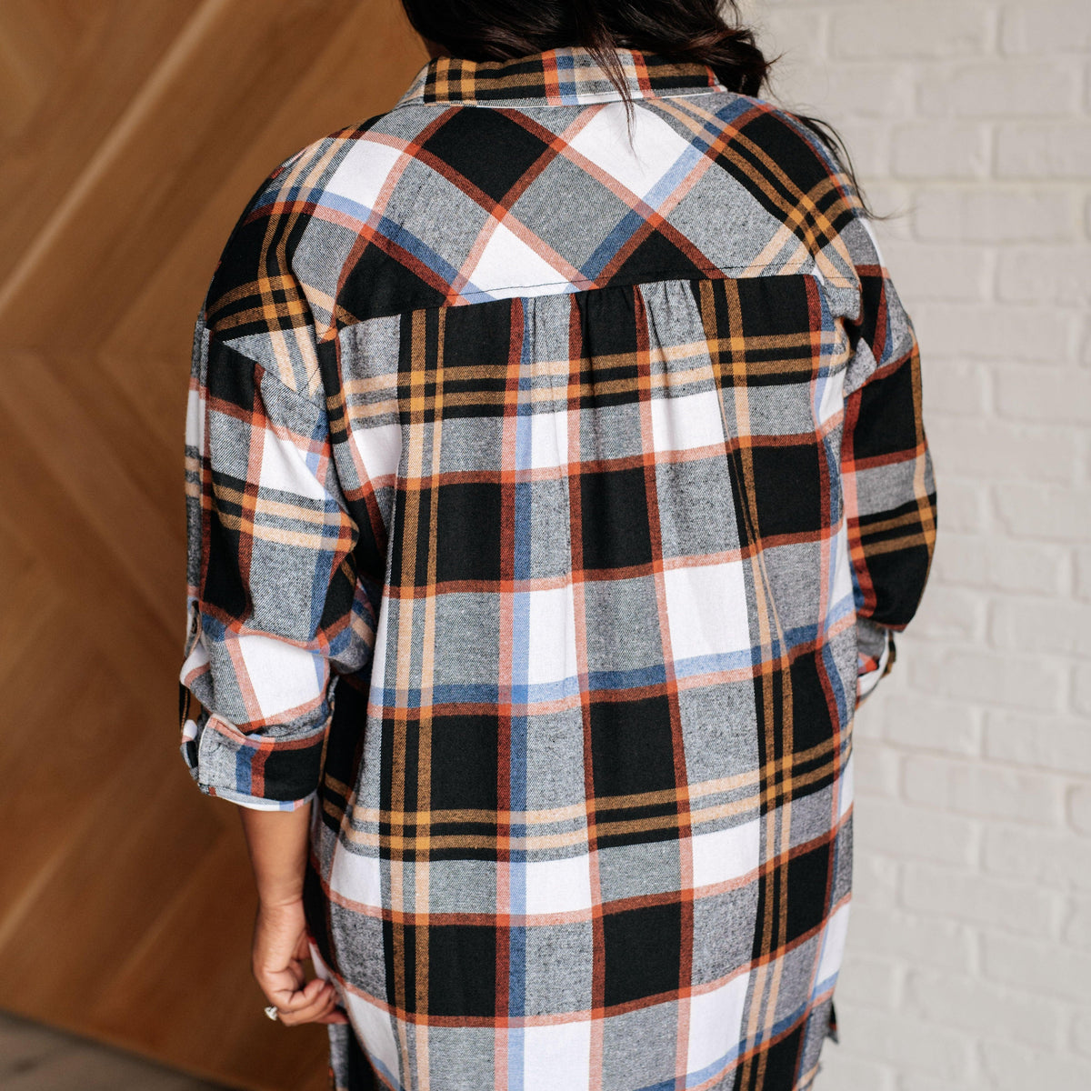 Make it Right Plaid Shirt Dress - Three Mad Hatters Mercantile 