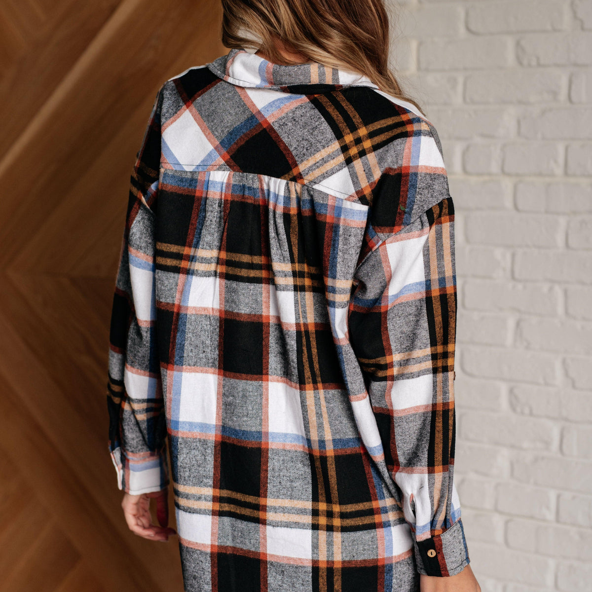 Make it Right Plaid Shirt Dress - Three Mad Hatters Mercantile 