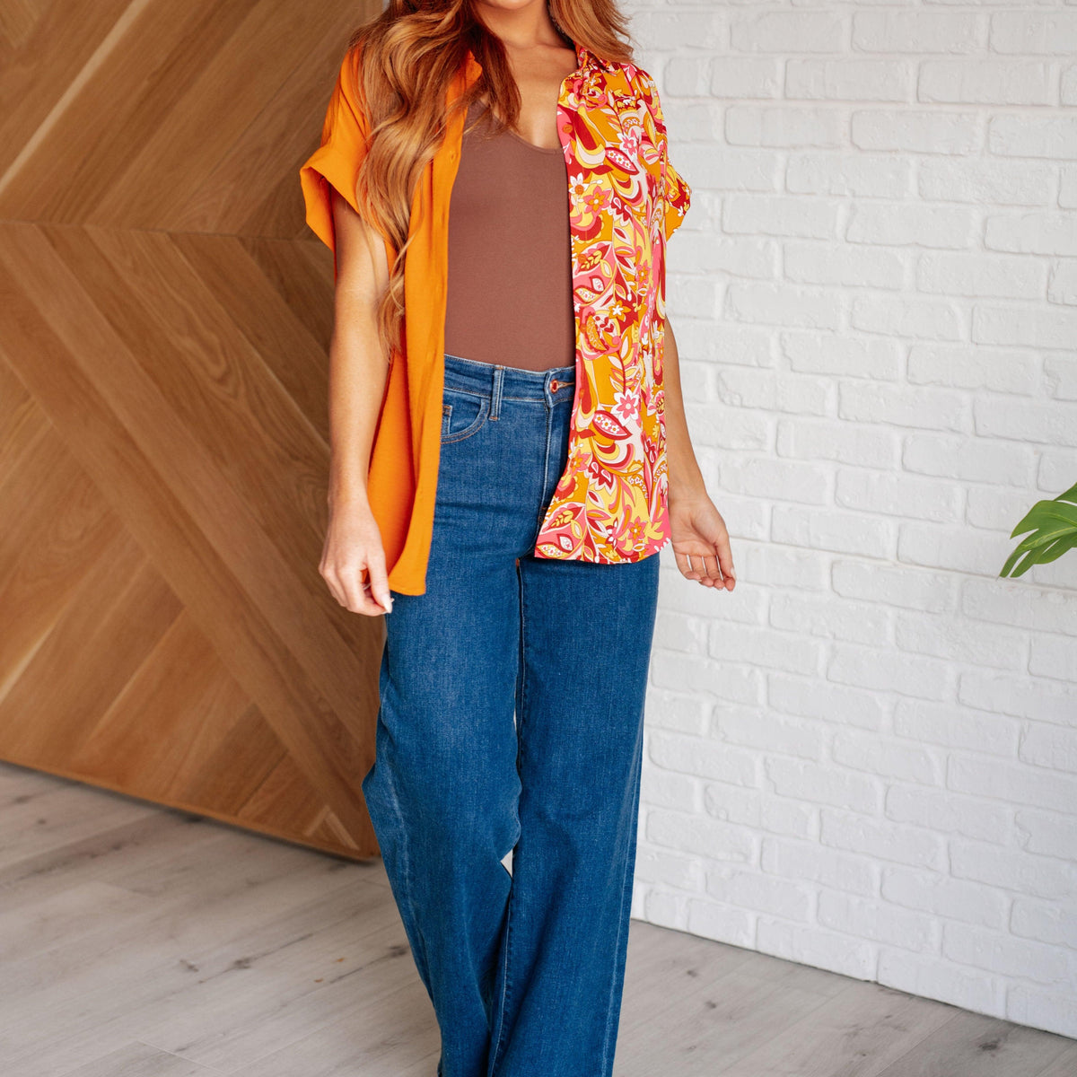 Two Sides To The Story Blouse - Three Mad Hatters Mercantile 