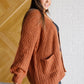 Maybe Monday Cardigan in Chestnut Layers   