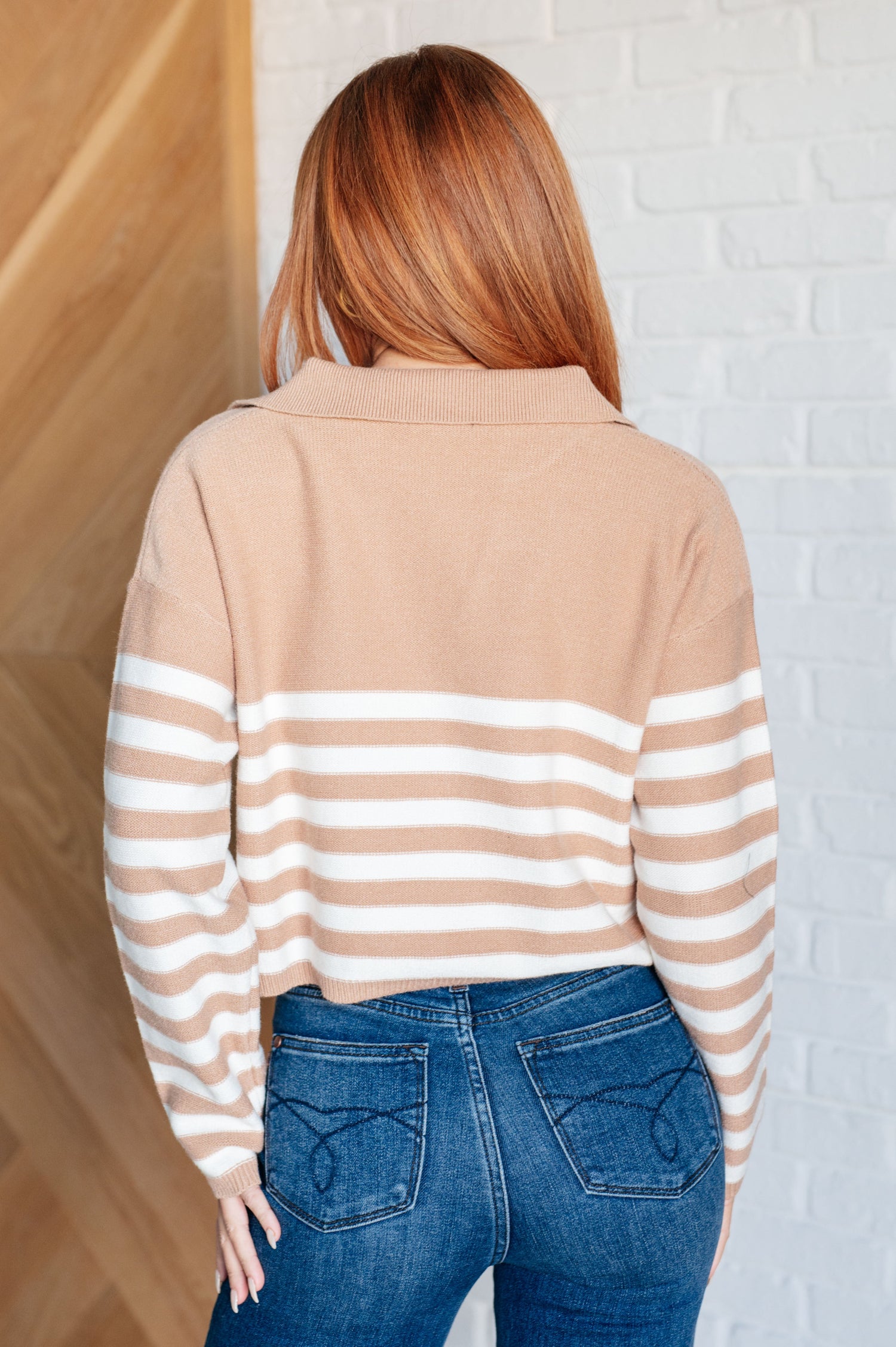 Memorable Moment Striped Sweater Tops