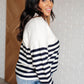 Memorable Moments Striped Sweater Tops   