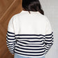 Memorable Moments Striped Sweater Tops   