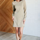 Milan Travel Shift Dress in Sage Dresses   