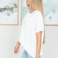 Mild Moments Pleat Detail Top Womens Short Sleeve Tops   