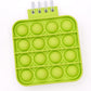 Mini Pop It Notebook in Green Kids   