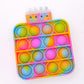 Mini Pop It Notebook in Rainbow Kids   