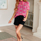 Moments Like This V-Neck Bell Sleeve Blouse Womens Short Sleeve Tops   