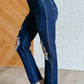 Montana High Rise Rigid Magic Distressed Straight Jeans Womens Jeans   