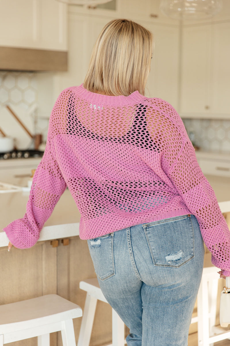 My Latest Love Loose Knit Sweater Womens Tops   