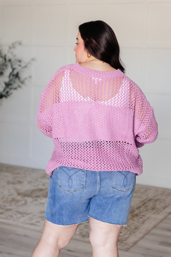 My Latest Love Loose Knit Sweater Womens Tops   