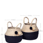 Naiya Foldable Basket Bag Basket with Handle   