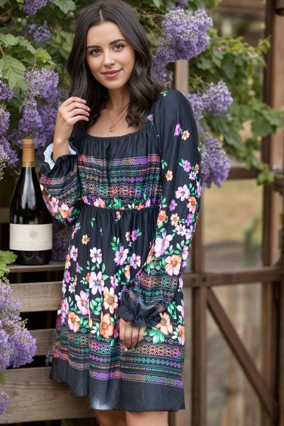 Napa Charm Dress - Three Mad Hatters Mercantile 
