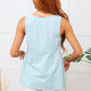 Never Second Best V-Neck Blouse in Mint Womens Tank Tops   