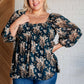 New Beginnings Square Neck Blouse Blouses   