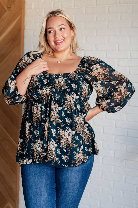 New Beginnings Square Neck Blouse Blouses   