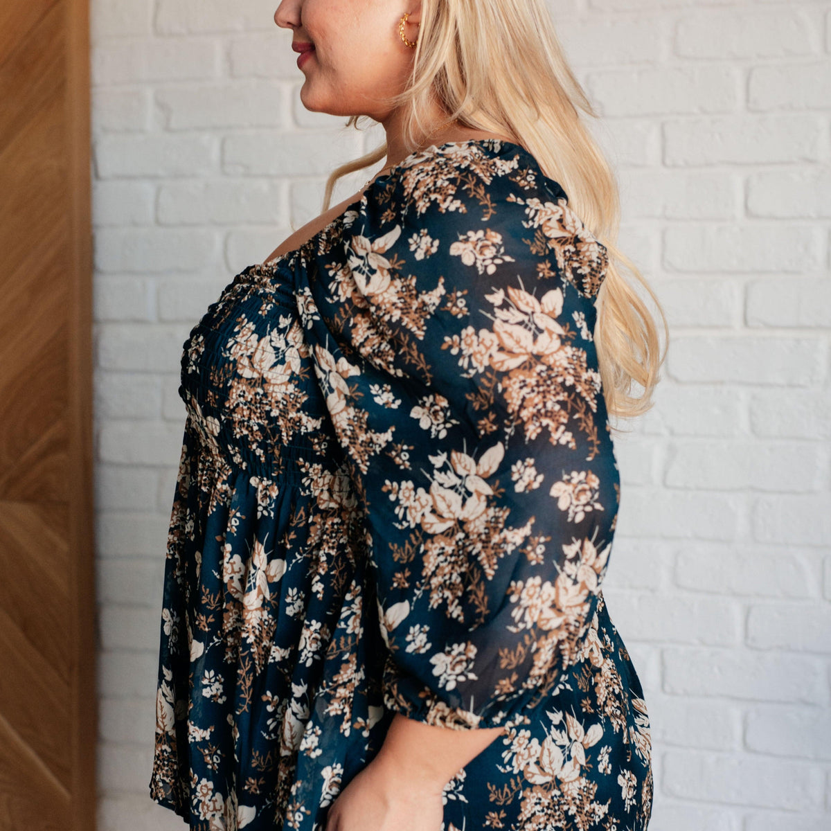 New Beginnings Square Neck Blouse - Three Mad Hatters Mercantile 