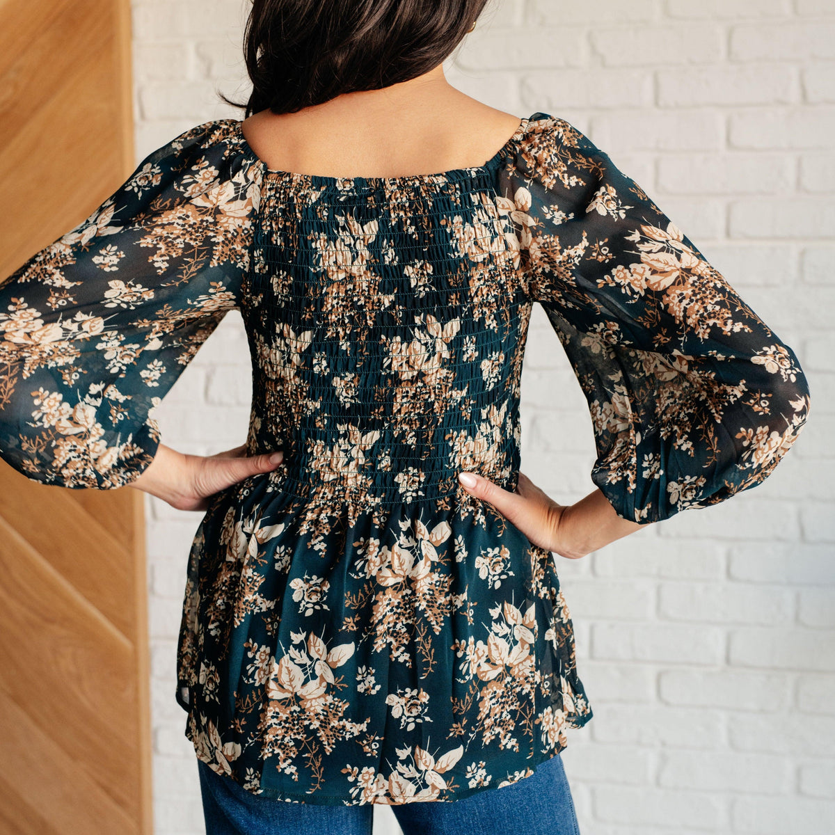 New Beginnings Square Neck Blouse - Three Mad Hatters Mercantile 