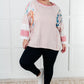 New Chapter Floral Color Block Patchwork Top Tops