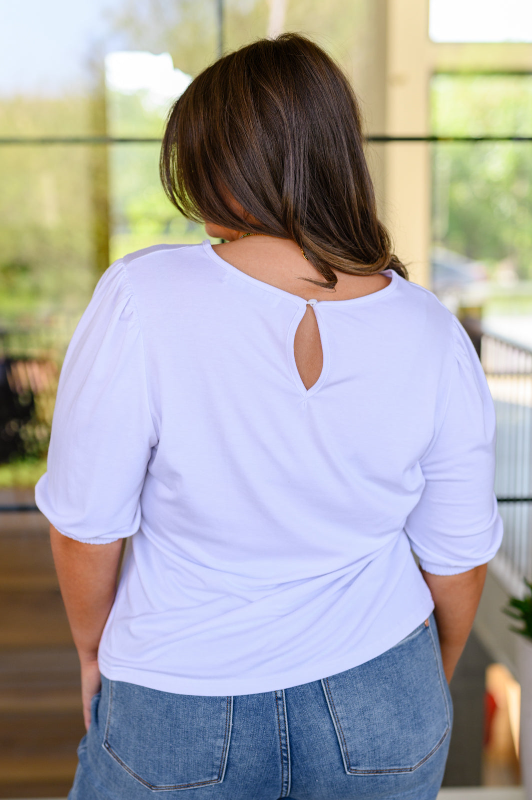 New Days Ahead White Blouse Tops   