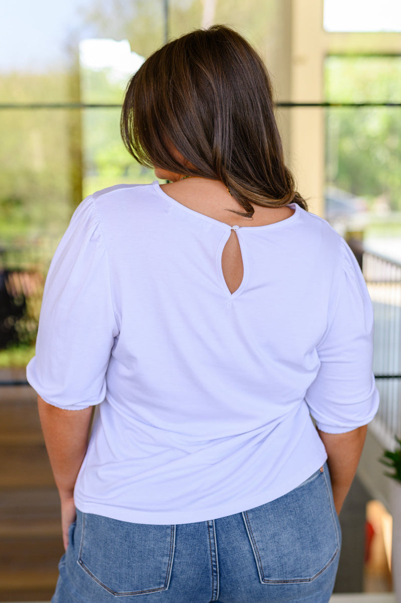 New Days Ahead White Blouse Tops   