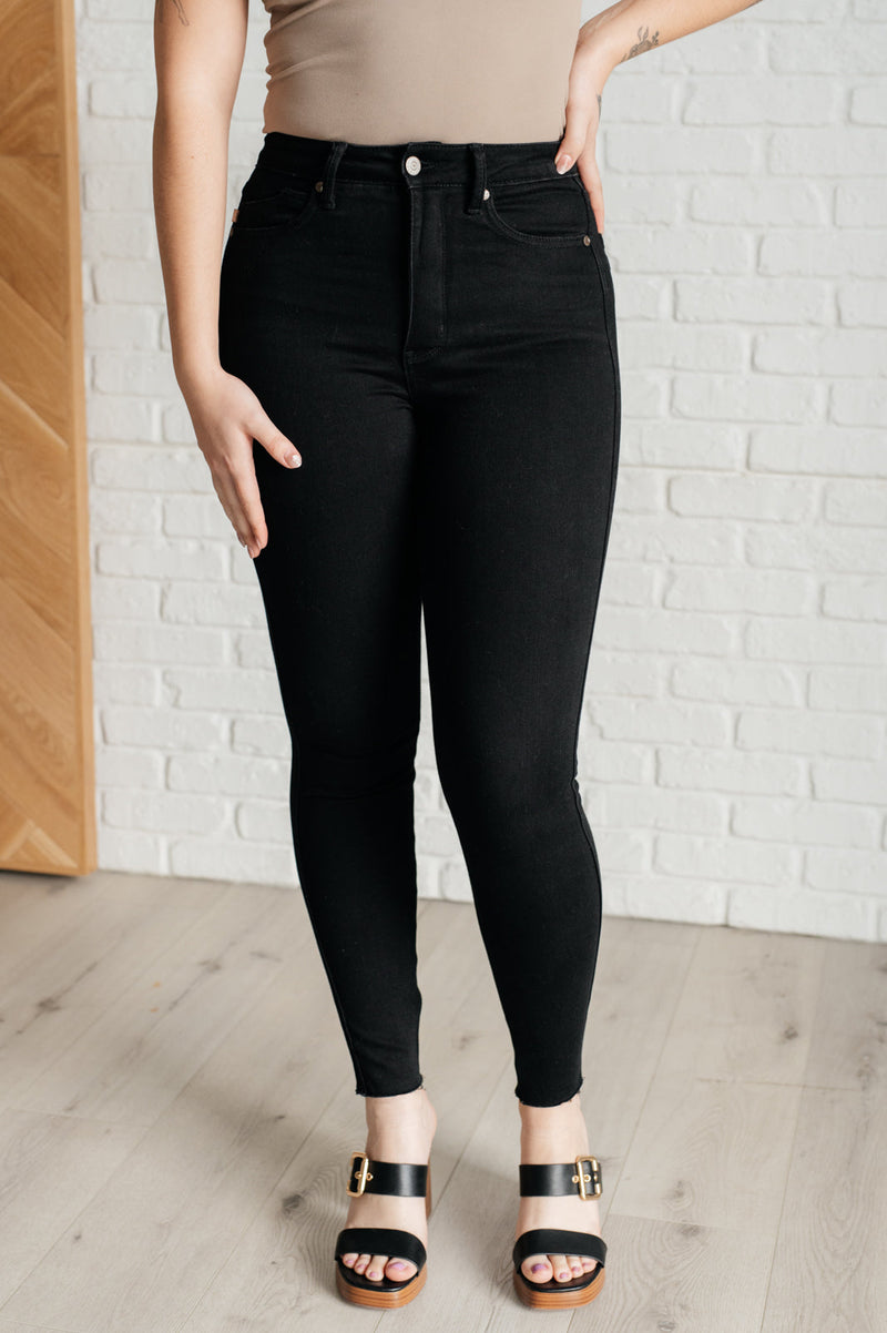 Nicole Tummy Control Skinny Jeans in Black Womens   