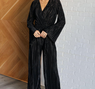 Night Out Plisse Jumpsuit