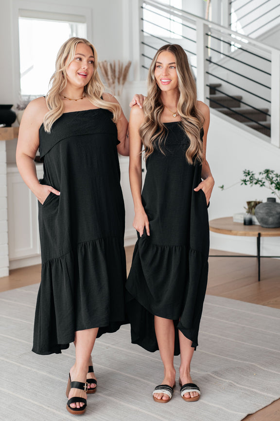 Nightlife Tie Back Maxi Dress Womens Dresses   