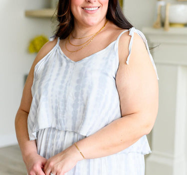 No More Grey Skies Maxi Dress