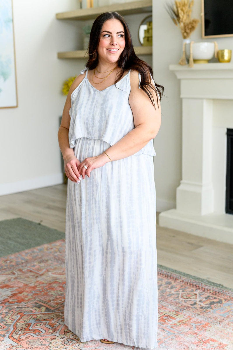 No More Grey Skies Maxi Dress - Three Mad Hatters Mercantile 
