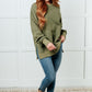 No Plain Jane Oversized Sweatshirt in Green Tops