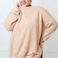 No Plain Jane Oversized Sweatshirt in Khaki Tops