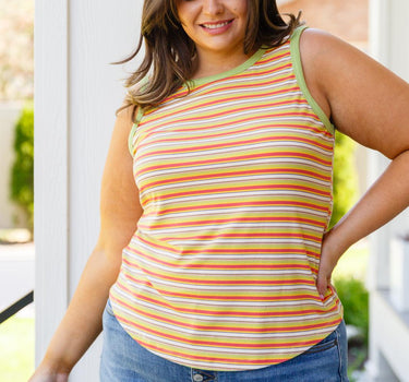 Now and Forever Striped Tank