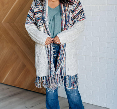Oh So Lucky Fringe Cardigan