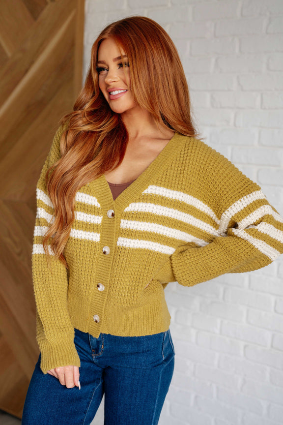 On Top of the World Striped Cardigan Layers   