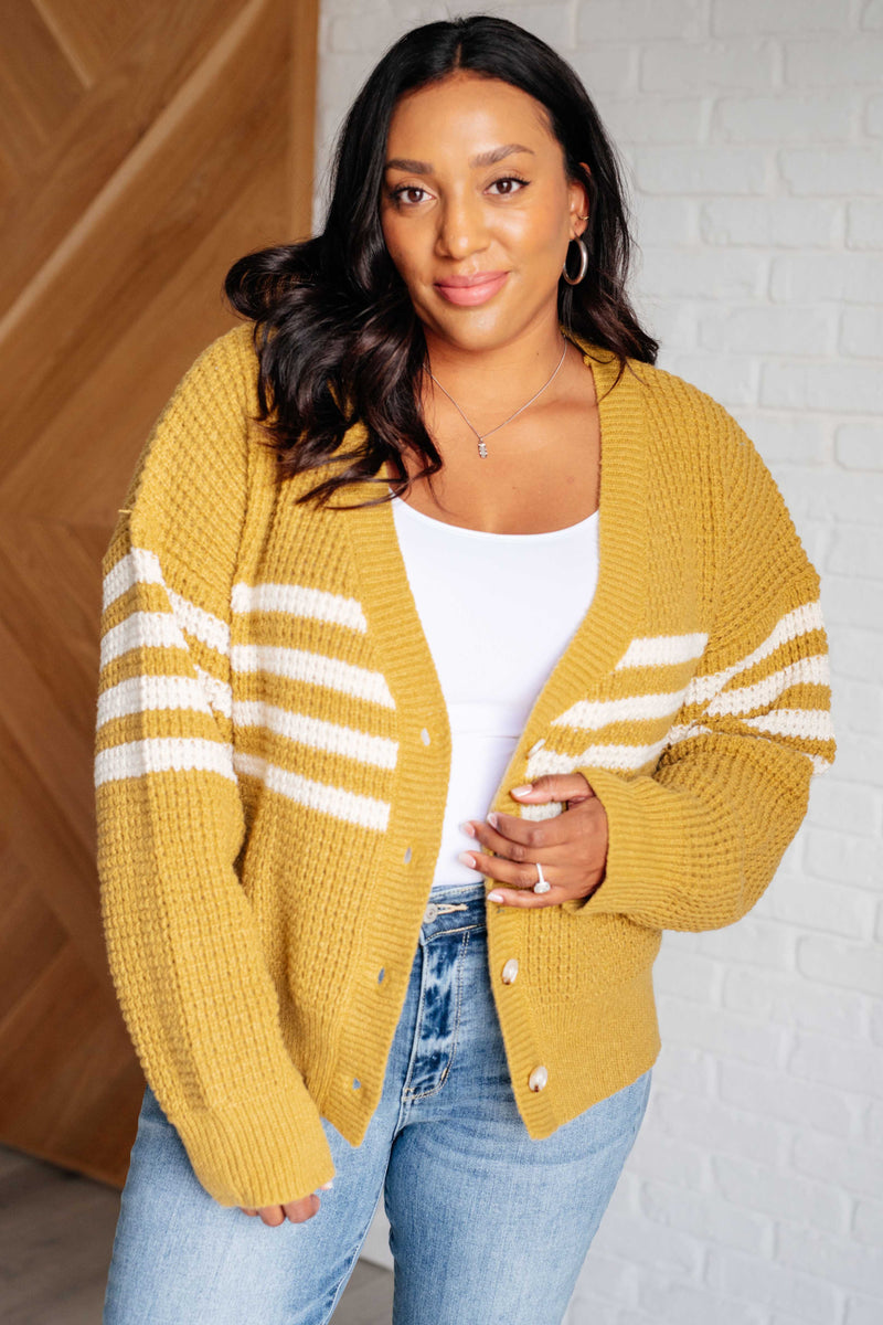 On Top of the World Striped Cardigan Layers   