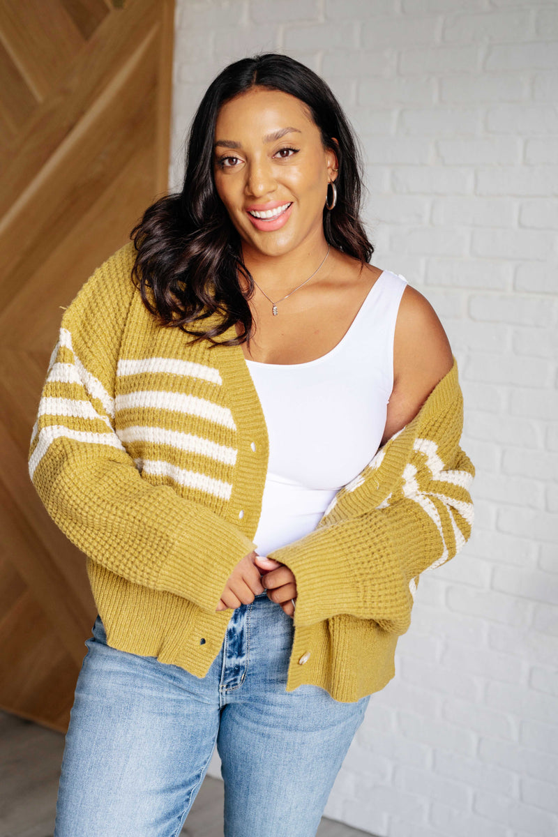 On Top of the World Striped Cardigan Layers   