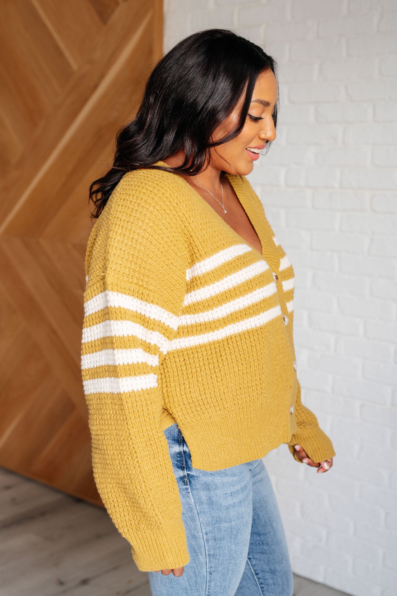 On Top of the World Striped Cardigan Layers   