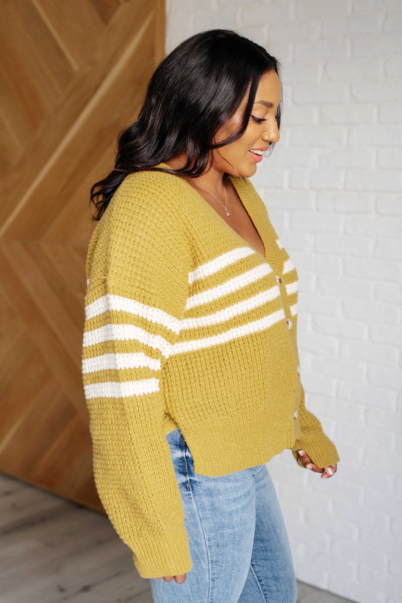 On Top of the World Striped Cardigan Layers   