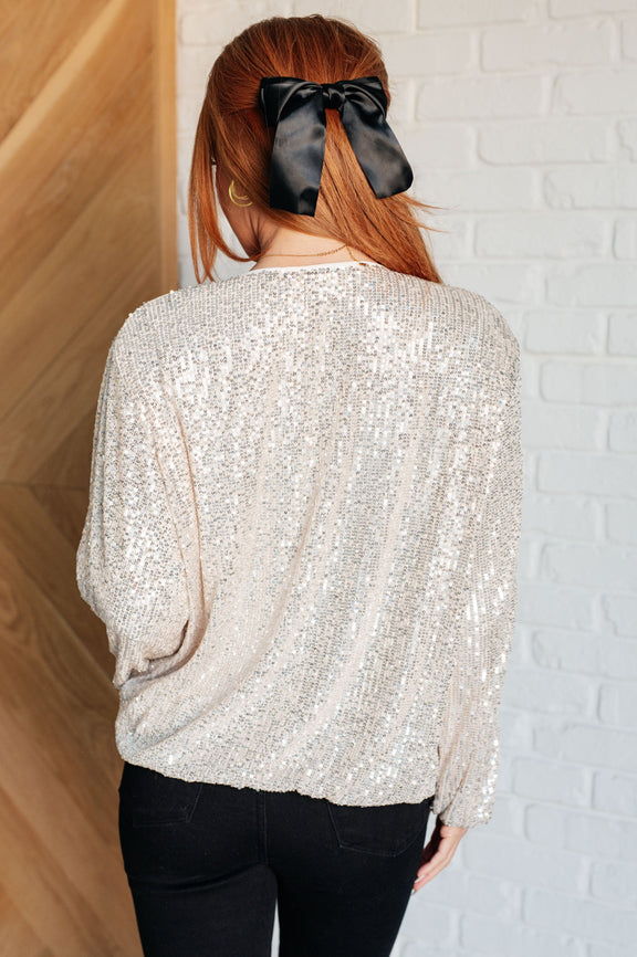 One in Twenty Sequin Jacket Layers