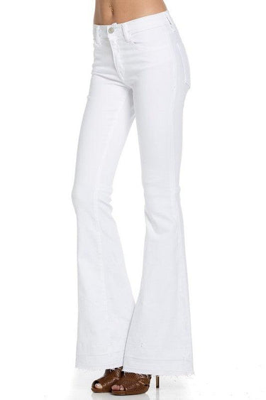 Mid-Rise Classic Five-Pocket Flare Jeans