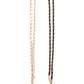 PU Leather Gold Chain Cell Phone Lanyard Set of 2 Accessories   